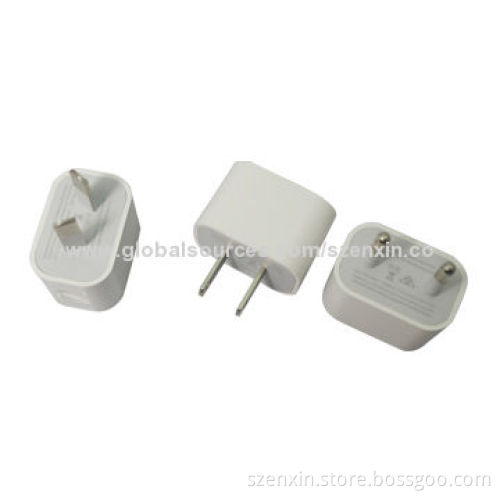 USB Travel/Home Charger for iPhone 6/6P, with 100 to 240V AC, 50/60Hz Input VoltageNew